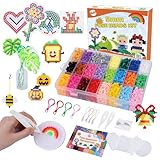 BLOT 4000 Bügelperlen Set 24 Farben Bügelperlen für Kinder Mädchen Jungen DIY Steckperlen mit...