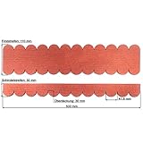 Martinshof Rothenburg Diakoniewerk Mini Dachschindeln Rund (41 mm) - Set - Rot 23.402 Dachschindel,...
