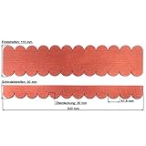 Martinshof Rothenburg Diakoniewerk Mini Dachschindeln Rund (41 mm) - Set - Rot 23.402 Dachschindel,...