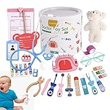 Fulenyi Arztkoffer für Kleinkinder | Zahnarztspielset für Kinder mit echtem Stethoskop und...