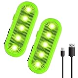 Taximi LED Blinklicht Sicherheitslicht USB Aufladbar - 2er Sicherheit Licht Set für Kinder...