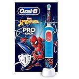 Oral-B Pro Kids Spiderman Elektrische Zahnbürste/Electric Toothbrush für Kinder ab 3 Jahren,...