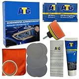 ATG® Scheinwerfer Aufbereitung Set - Universal Auto Scheinwerfer Polierset für matte & blinde...