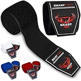 Beast Rage Boxbandagen 2,5 Meter Kampfsport-Bandagen, Innenhandschuhe, Handgelenkstütze, Boxen...