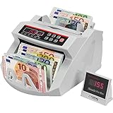 VEVOR Geldscheinzähler mit LED-Display und professionellem Geldscheinzähler mit...