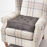Homescapes großes Sitzkissen 50 x 50 cm, Sitzpolster für Sessel und Sofas mit Tragegriff und...