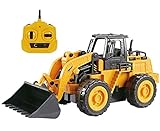 Top Race 5-Kanal-Vollfunktions-Fernbedienungsbau-Frontlader-Traktor-Spielzeug – für kleine Hände...