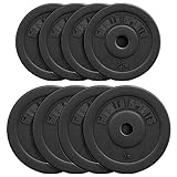 GORILLA SPORTS® Hantelscheiben - Einzeln/Set, 1,25kg, 2,5kg, 5kg, 7,5kg, 10kg, 15kg, 27,5kg, 30kg...