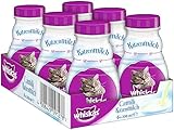 Whiskas Katzenmilch für Katzen ab 6 Wochen – Leckerer Snack für eine glückliche Katze –...