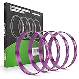 HASKYY Zentrierringe Aluminium 74,1 x 72,6 mm 4er Set Alufelgen Zentrierungsringe Eloxierter...