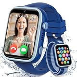 XINGHESF Kinder Smartwatch mit GPS und Telefon, 1.83''HD 4G Smartwatch Kinder mit Videoanruf, WiFi,...