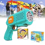 Panacare Seifenblasenpistole, Bubble Gun Kinder 5000+ Blasen mit Seifenblasenlösung,...