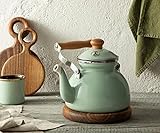 ENGLISH HOME Vintage Türkische Teekanne 2.4 Liter Kapazität, Induktionskochfeld Wasserkocher,...