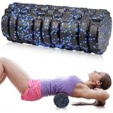 Faszienrolle Wirbelsäule Foam Massage Roller Schaumstoffrolle mit 3D-Texturmassage Massageroller...