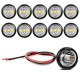 Guuzi 10er Pack Wasserdichte LED-Leuchten, LED-Unterwasserbeleuchtung, Utility-LED-Innenbeleuchtung...