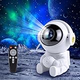 Fokky Sternenhimmel Projektor Astronaut Projektor, LED Nachtlicht Kinder 9 Nebelmodi 2 Sternenmodi...