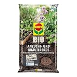 COMPO BIO Anzuchterde und Kräutererde, Erde für Aussaaten, Kräuter, Stecklinge und Jungpflanzen,...