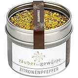 Zauber der Gewürze Zitronenpfeffer, grob gemahlen, leckere Pfeffer-Mischung mit zitronig-frischer,...