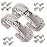 2 stk Scharniere Aufschraubscharniere 104 * 43mm Öffnungswinkel 90°für Schrank Möbel Schranktür...