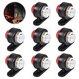 Nizirioo 12 / 24V LED Begrenzungsleuchten: 8 Stücke Mini Seitenmarkierungsleuchten,...