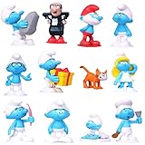 The Smurfs Mini Figuren Tortendeko,The Smurfs Cake Topper Geburtstag,Die Schlümpfe Figuren Kuchen...