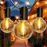 Lichterkette Außen Strom - LED Outdoor Lichterkette Glühbirnen Außen Innen Strom mit Stecker,...