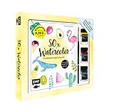 50 x Watercolor – Flamingo, Kaktus & Co. – Starter-Set – Sonderausgabe: Die beliebtesten...