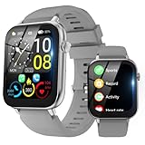 Smartwatch Herren Damen, 1,85' HD Touchscreen Smart Watch mit Telefonfunktion, 100+ Sportmodi...