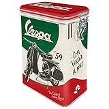 Nostalgic-Art Retro Kaffeedose, 1,3 l, Vespa – The Italian Classic – Geschenk-Idee für...