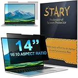 STARY Magnetischer Blickschutzfolie für 14 Zoll Seitenverhältnis 16:10, abnehmbar Anti Spy...