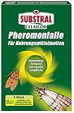 Substral Celaflor Pheromonfalle für Nahrungsmittelmotten, Mottenfalle für Lebensmittelmotten, mit...