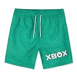 Xbox Badehose Jungen, Badeshorts Jungen, 122-170 (Grün, 9-10 Jahre)