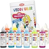 LM-Kreativ Window Color Set Süße Meerjungfrau – Tauche ein in eine Welt voller Farben mit 11 x...