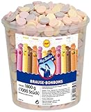 Frigeo Ahoj-Brause, Die Klassiker: runde Bonbons in den vier Geschmacksrichtungen Zitrone, Orange,...