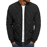 Generisch Daunenjacke Herren Leichte Übergangsjacke mit Stehkragen Steppjacke Winterjacke Outdoor...