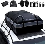 Marretoo 15 Kubikfuß Auto Dachtasche Dachbox Wasserdicht Dachkoffer Faltbare Gepäckbox mit a...