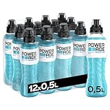 Powerade Sports Mountain Blast Zero, zuckerfreies Sport Getränk mit Fruchtmix-Geschmack, Sport...