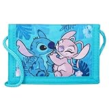 Lilo & Stitch Geldbörse für Kinder, 9 x 13 cm, Brustbeutel mit Reißverschluss, Geschenk für...
