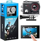 AKASO Action Cam 4K 20MP WiFi 40M Unterwasserkamera Wasserdicht Ultra HD Touchscreen Einstellbar...