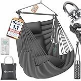 KESSER® Hängesessel Haiti 150kg Traglast, Hängestuhl 360° Drehung, Hängeschaukel Indoor-Outdoor...