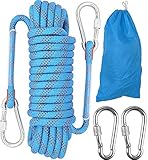 10mm Kletterseil, Outdoor-Sicherheitsseil, Nylon Seil Statisches Kletterseil Rettungsseil...