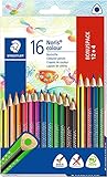 STAEDTLER Buntstifte Noris Colour, erhöhte Bruchfestigkeit, Dreikantform, attraktives...