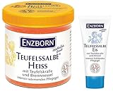 Enzborn Teufels Heiße Salbe 200 ml + gratis Teufelssalbe Eis 10 ml Intensiv Wärmendes Pflegegel...