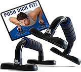 NAJATO Sports Liegestützgriffe – Robuste Push up Handles aus Edelstahl – Handgelenkschonende...