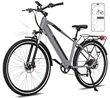 HITWAY 29 Zoll E Bike Herren Elektrofahrräder, Abnehmbarer 36V 12.8Ah Akku, 50-80KM Reichweite,...