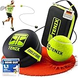 TENIX® Tennis-Trainer Set [mit Power-Grip-System] Tennis Trainingsgerät für Kinder & Erwachsene |...
