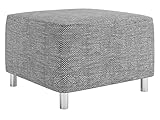 Mirjan24 Moderner Polsterhocker Dover, Sitzhocker Hocker Sitzbank Fußbank Pouf Farbauswahl (Lawa...