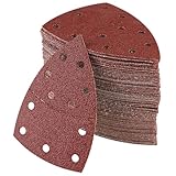 100 Stück Schleifpapier Dreieckschleifer 105 mm x 152 mm, Deltaschleifer Schleifpapier Set :...
