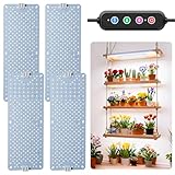 COKOLILA 4 Pack Grow Lampe, 768LEDs Pflanzenlampe Led Vollspektrum, Grow Lampen Panel mit 4/8/12H...