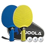 JOOLA Tischtennis Set Vivid Outdoor 2 Tischtennisschläger + 3 Tischtennisbälle +...